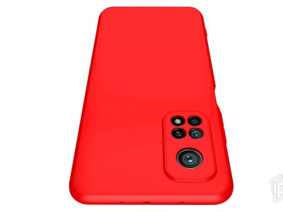 TPU Matte Red (erven) - Ochrann kryt s ochranou kamery pre Xiaomi Mi 10T / Pro