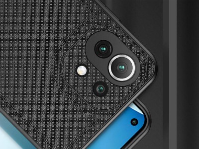 Fino Nylon Shield (ierny) - Ochrann kryt s ochranou kamery pre Xiaomi Mi 11 Lite