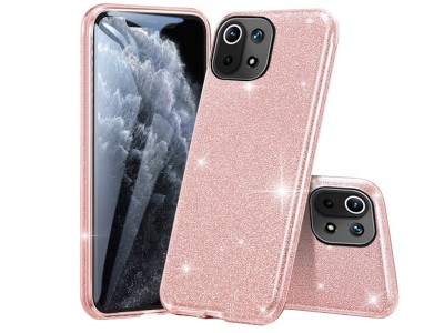 TPU Glitter Case (ružový) - Ochranný kryt s trblietkami pre Xiaomi Mi 11