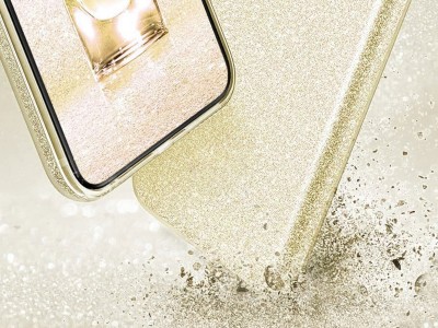 TPU Glitter Case (ruov) - Ochrann kryt s trblietkami pre Xiaomi Mi 11
