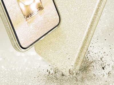 TPU Glitter Case (ru�ov�) - Ochrann� kryt s trblietkami pre Xiaomi Mi 11