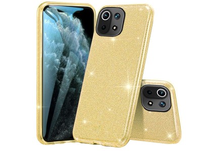 TPU Glitter Case (zlatý) - Ochranný kryt s trblietkami pre Xiaomi Mi 11