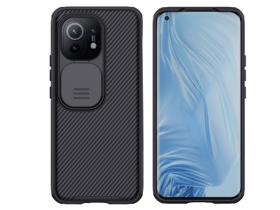 Nillkin CamShield Pro (ierny) - Plastov kryt (obal) s ochranou kamery pre Xiaomi Mi 11