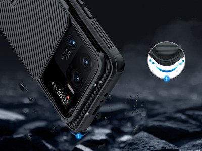Nillkin CamShield Pro (modr) - Plastov kryt (obal) s ochranou kamery na Xiaomi Mi 11 Ultra