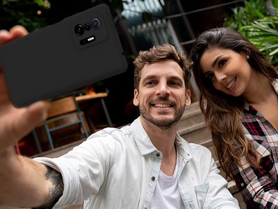 Matte TPU Black (�ern�) - Ochrann� kryt s ochranou kamery pro Xiaomi 11T / 11T Pro