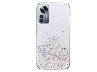 TPU Sequins Glitter Case (stříbrný) - Ochranný kryt s trblietkami pro Xiaomi 12 Pro