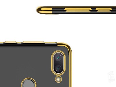 Glitter Series Gold (zlat) - Ochrann kryt (obal) na Xiaomi Mi 8 Lite **VPREDAJ!!