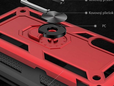 Fusion Ring Armor (strieborn) - Odoln kryt (obal) na Xiaomi Mi 9