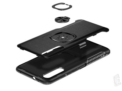 Soft Fusion Ring Armor Carbon (ierny) - Odoln kryt (obal) na Xiaomi Mi 9 Lite