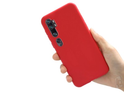 Jelly TPU Matte Red (erven) - Ochrann kryt (obal) na Xiaomi Mi Note 10 / Note 10 Pro