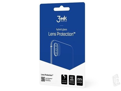 3mk Lens Protection - 2x Ochrann flia na zadn kameru pre Xiaomi Mi Note 10 Lite