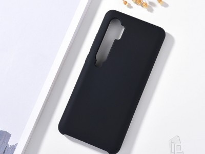 Liquid Silicone Cover (ierny) - Ochrann obal na Xiaomi Mi Note 10 / Note 10 Pro