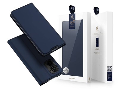 Luxusné Slim Fit puzdro pre Xiaomi Poco F3 / Xiaomi Mi 11i (modré)
