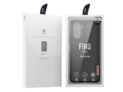 Fino Nylon Shield (ierny) - Ochrann kryt (obal) pre Xiaomi Poco F3 / Xiaomi Mi 11i