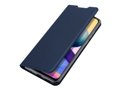 Luxusn Slim Fit puzdro (tmavomodr) pre Xiaomi Redmi Note 10 (5G) / Poco M3 Pro (5G)