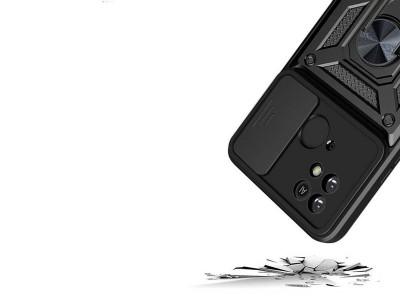 Tech-Protect Camshield  Ochrann kryt s ochranou kamery pre Xiaomi Redmi 10C (ierny)