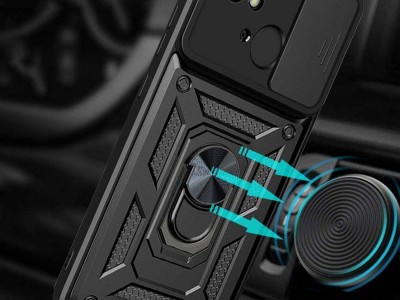 Tech-Protect Camshield � Ochrann� kryt s ochranou kamery pre Xiaomi Redmi 10C (�ierny)
