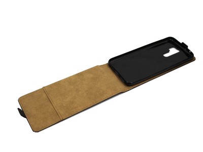 Flip Wallet  Ochrann puzdro s magnetickm zatvranm pre Xiaomi Redmi 9A (ierne)