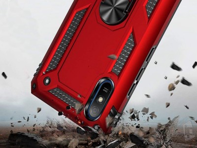 Fusion Ring Armor (erven) - Odoln kryt (obal) na Xiaomi Redmi 9A / 9AT