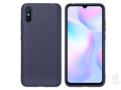Liquid Silicone Cover (tmavomodr�) - Ochrann� obal na Xiaomi Redmi 9A / 9AT **AKCIA!!