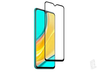 2.5D Glass - Tvrden� ochrann� sklo s pokryt�m cel�ho displeja pre Xiaomi Redmi 9A / 9C / 9AT (�ierne) **AKCIA!!