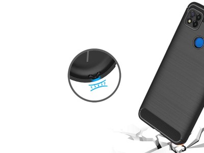 Fiber Armor Defender Blue (modr�) - Ochrann� kryt (obal) na Xiaomi Redmi 9C