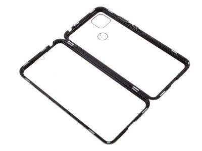 Magnetic Shield 360 Black (ierny) - Magnetick kryt s obojstrannm tvrdenm sklom na Xiaomi Redmi 9C **AKCIA!!