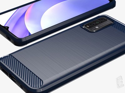 Fiber Armor Defender Blue (modr�) - Ochrann� kryt (obal) na Xiaomi Redmi 9T / Poco M3 **AKCIA!!