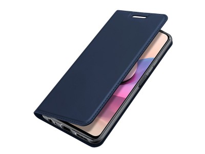 Luxusné Slim Fit puzdro (modré) pre Xiaomi Redmi Note 10 / Note 10S