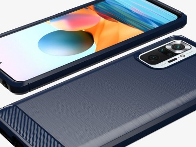 Fiber Armor Defender Black (�ierna) - Ochrann� kryt (obal) na Xiaomi Redmi Note 10 Pro / Note 10 Pro Max