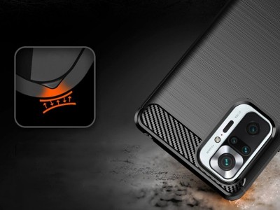 Fiber Armor Defender Black (�ierna) - Ochrann� kryt (obal) na Xiaomi Redmi Note 10 Pro / Note 10 Pro Max