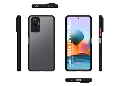 Dual Shield Blue (priesvitn�, modr�) - Ochrann� kryt s ochranou kamery pre Xiaomi Redmi Note 10 Pro