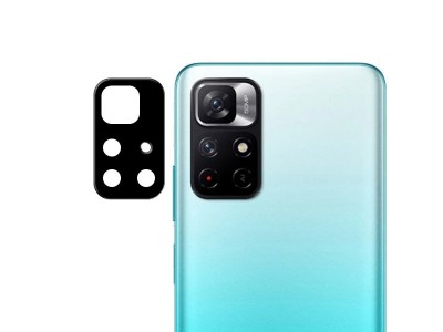 Camera Lens Protector (černé) - 1x Ochranné sklo na zadní kameru pro Xiaomi Redmi Note 11T 5G / Poco M4 Pro 5G
