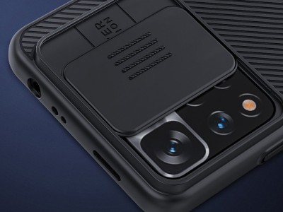 Nillkin CamShield Pro (�ierny) - Plastov� kryt (obal) s ochranou kamery na Xiaomi Redmi Note 11 Pro Plus / Xiaomi 11i