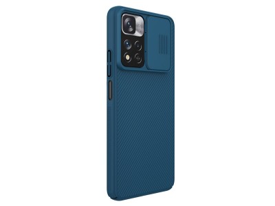 Nillkin CamShield Pro (modr) - Plastov kryt (obal) s ochranou kamery na Xiaomi Redmi Note 11 Pro Plus / Xiaomi Mi 11i