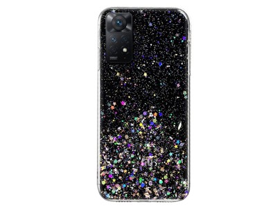 TPU Sequins Glitter Case (čierny) - Ochranný kryt s trblietkami pre Xiaomi Redmi Note 11 Pro 5G