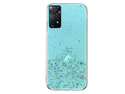 TPU Sequins Glitter Case (modr) - Ochrann kryt s trblietkami pre Xiaomi Redmi Note 11 Pro 5G