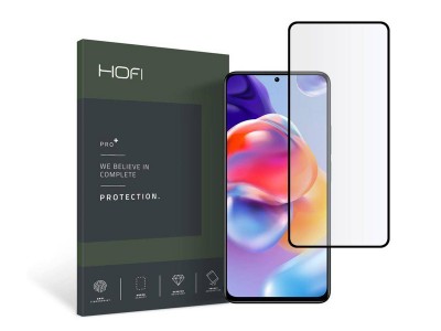 HOFI Premium Pro+ 2.5D Glass – Ochranné sklo pre Xiaomi Redmi Note 11 Pro 5G / Note 11 Pro Plus 5G (čierne)