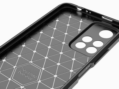 Tech-Protect Carbon � Ochrann� kryt s ochranou kamery pre Xiaomi Redmi Note 11 Pro Plus 5G (�ierny)
