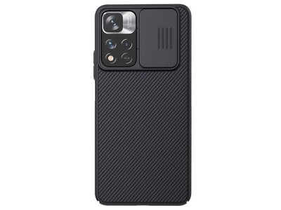 Nillkin CamShield Pro (čierny) - Plastový kryt (obal) s ochranou kamery na Xiaomi Redmi Note 11T 5G / Poco M4 Pro 5G