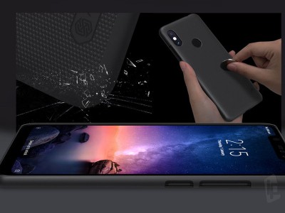 Exclusive SHIELD Black (ern) - Luxusn ochrann kryt (obal) pro Xiaomi Redmi Note 6 Pro **VPREDAJ!!
