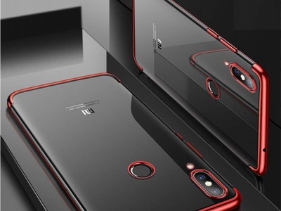 Glitter Series Red (erven) - Ochrann kryt (obal) na Xiaomi Redmi Note 7