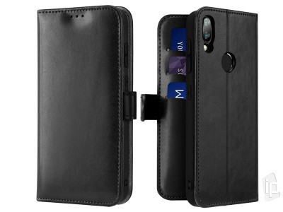 KADO Series Elegance Wallet (ierne) - Peaenkov puzdro na Xiaomi Redmi Note 7 / 7 Pro