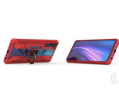 Fusion Ring X (�erven�) - Odoln� kryt (obal) na Xiaomi Redmi Note 8