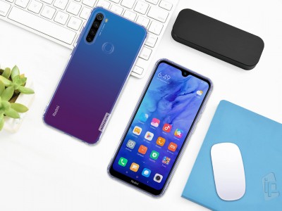 Nillkin Nature TPU Clear (�ir�) - Zna�kov� ochrann� kryt (obal) na Xiaomi Redmi Note 8 **AKCIA!!