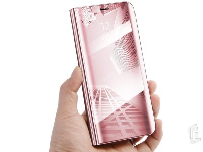 Mirror Standing Cover (ruov) - Zrkadlov puzdro pre Samsung Galaxy A20e **AKCIA!!