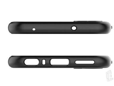Spigen Rugged Armor (ierny) - Ochrann kryt (obal) na Xiaomi Redmi Note 8T