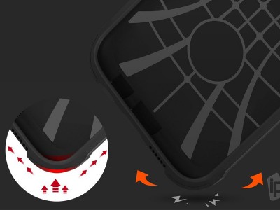 Hybrid Armor Defender (ierny) - Odoln ochrann kryt (obal) na Xiaomi Redmi Note 9