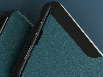 Elegance Flip Stand (erven) - Tenk flip puzdro na Huawei P Smart 2019 / Honor 10 Lite