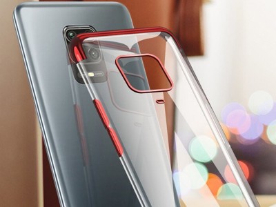 Glitter Edge Case � Ochrann� kryt pre Moto G9 Play (�ierny)
